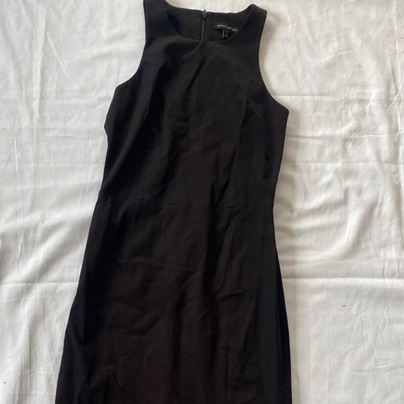 Banana Republic Black Halter Midi Dress - Picture 1 of 6
